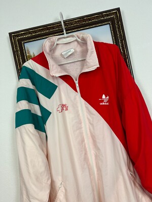 80～90年代Vintage-adidas ウォーマースーツ上下セット:3L Vintage 90's Adidas Switzerland Football Jacket Soccer Track Top