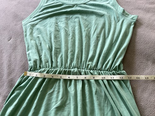 Abito donna verde smanicato maxi elastico in vita Cupshe nuovo con etichetta taglia small - Foto 6 di 10