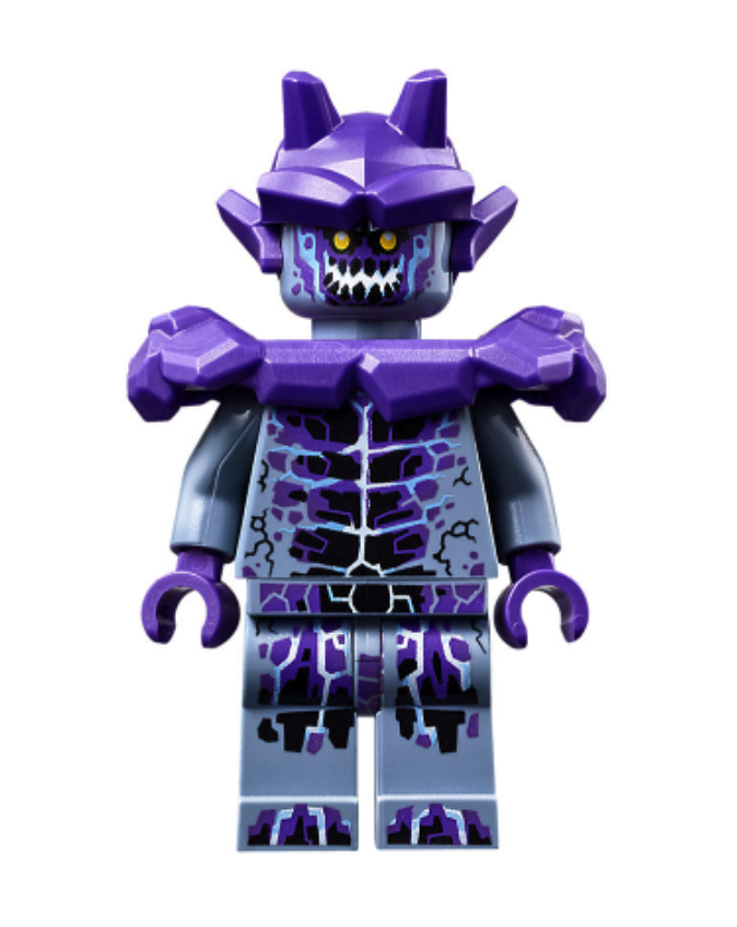 Lego Stone Stomper 70357 Dark Purple Markings Nexo Knights