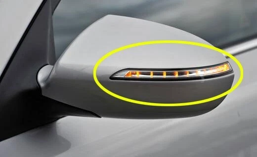 Left Driver Side Mirror Lamp for 2011 2012 2013 2014 2015 KIA Sportage - Image 2 of 2