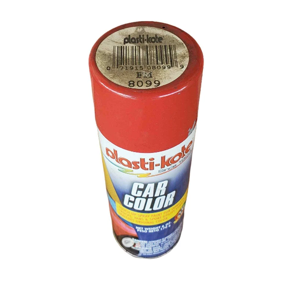 PlastiKote 福特汽车 8099 FM 8099 复古红色汽车喷漆 6 盎司。 — 第 4/4 张图片