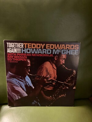 Teddy Edwards Howard McGhee - Together Again! LP Vinyl Contemporary Mono VG+