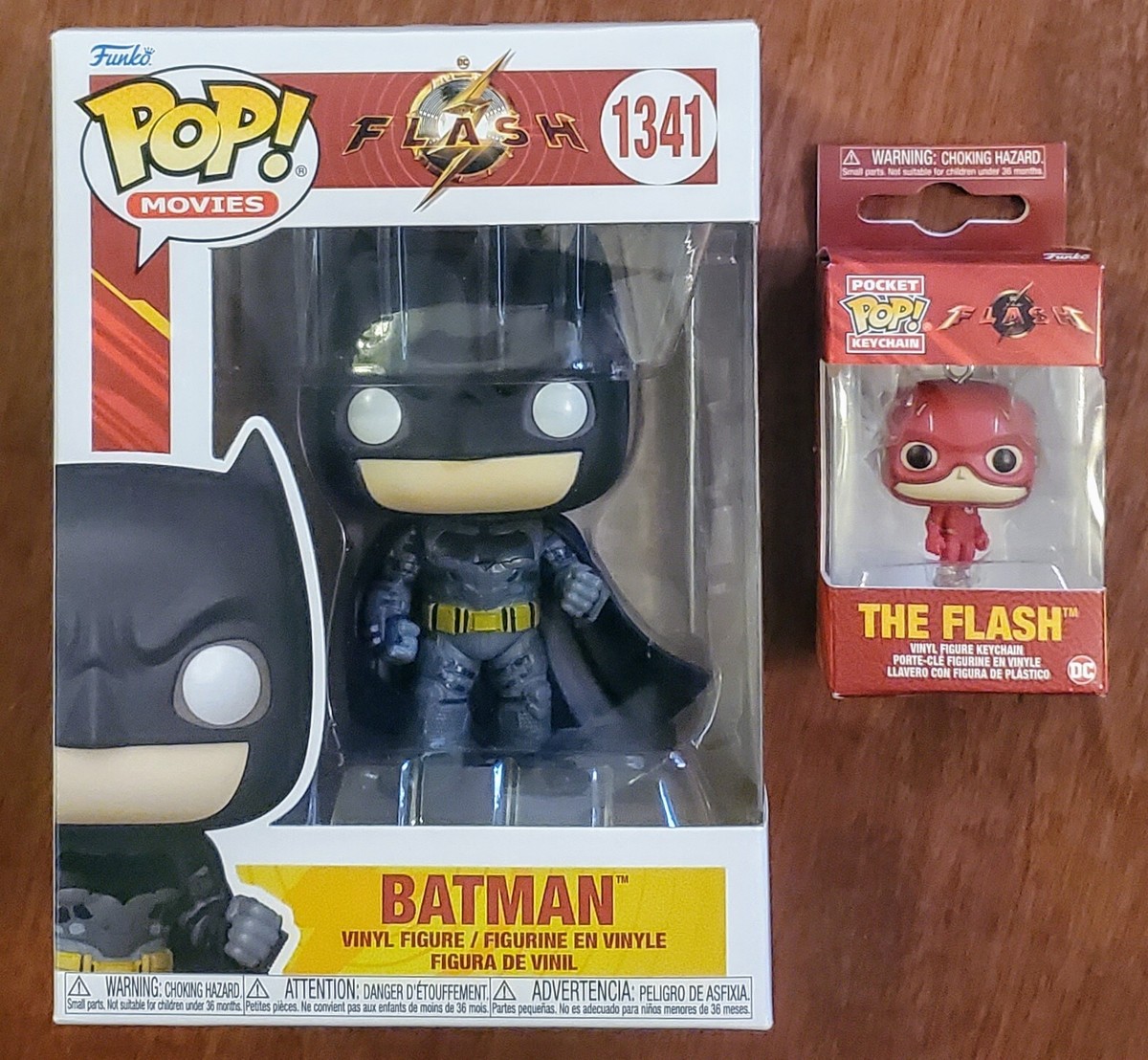 FUNKO POP! MOVIES: DC THE FLASH BATMAN #1341 PROTECTOR FLASH