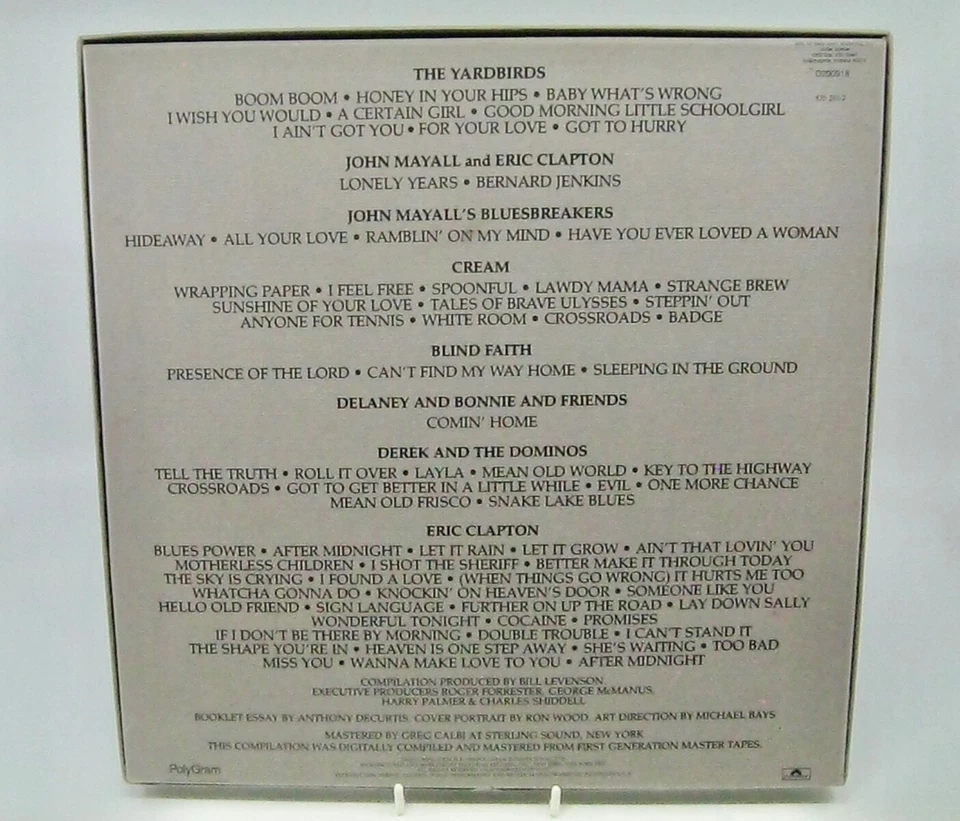CrossRoads by Eric Clapton Box Set 4 Cds + 32 Page Book Index 1988 Polydor - Image 2 of 4