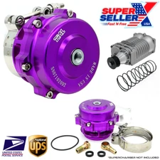 BV50 PURPLE Blow off Valve BOV 50mm + 2 PSI Supercharger Spring fits Tial Flange