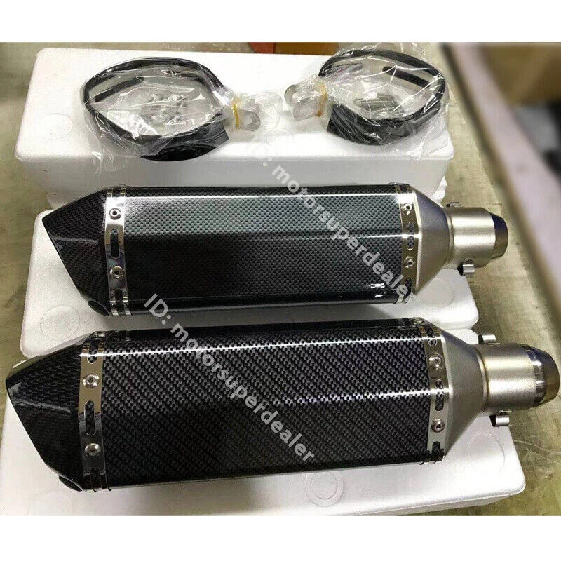 For Kawasaki Ninja 650 2012-2022 Z650RS Exhaust Tips Black Header Pipe System - Image 4 of 4