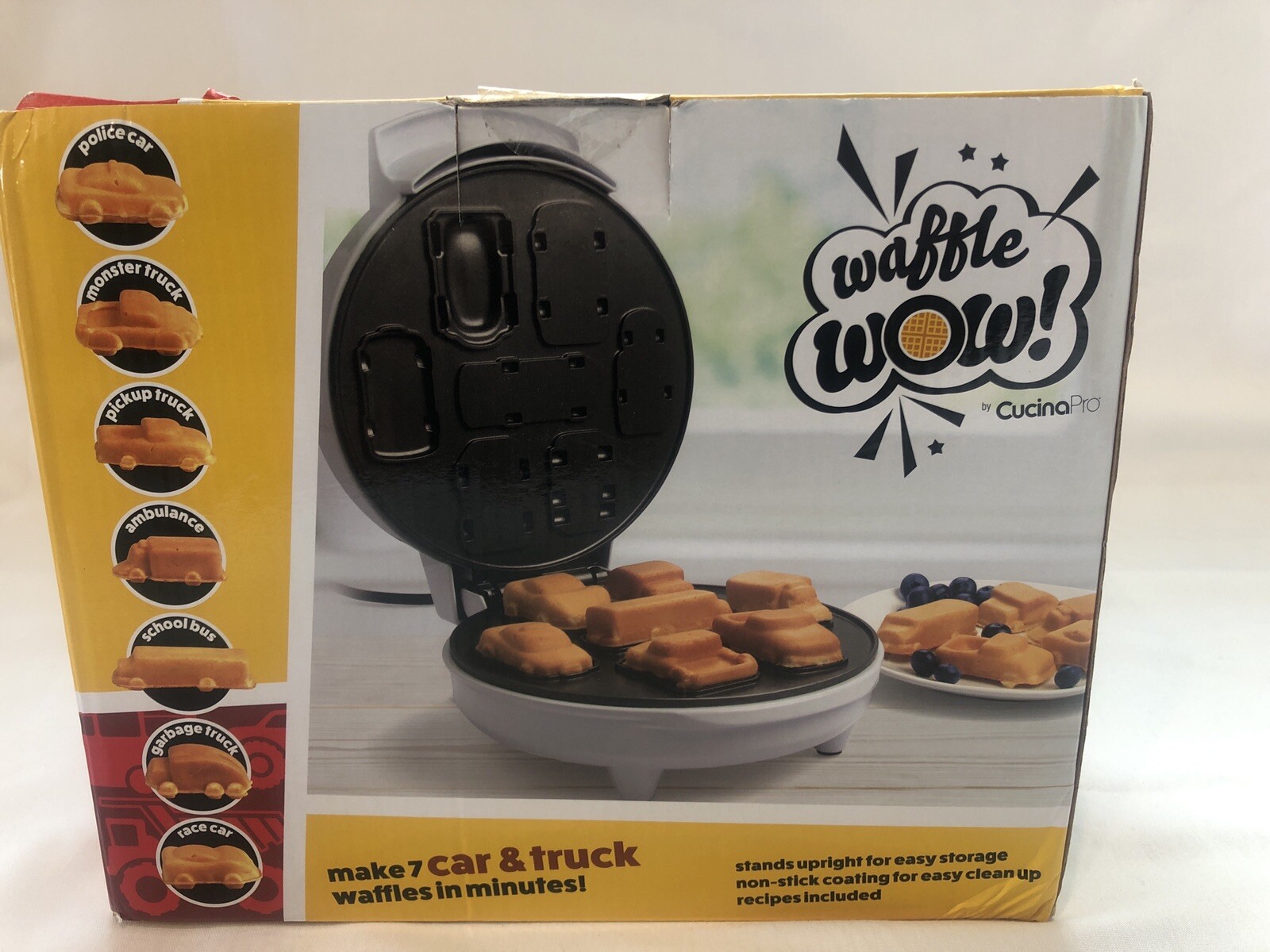 waffle wow cars and trucks waffle maker