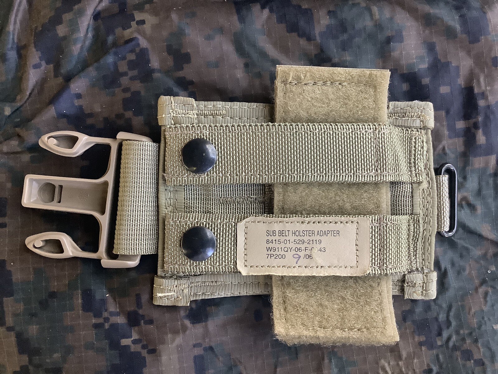 New Free Ship Eagle Industries Sub Belt Holster Adapter MOLLE MJK KHAKI