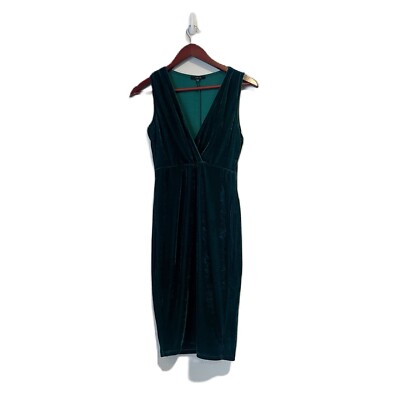 slim fit dress slacks Josette Green Velvet Mini Dress