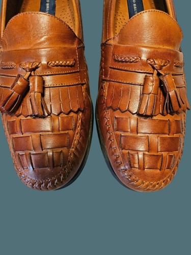 Giorgio Brutini Antigua Tan Kiltie Loafers Men Size 10.5M Comfy Normore - Picture 9 of 14