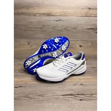 adidas ZG23 Golf Mens Size 11.5 Cloud White Lucid Blue Silver Metallic GW1179