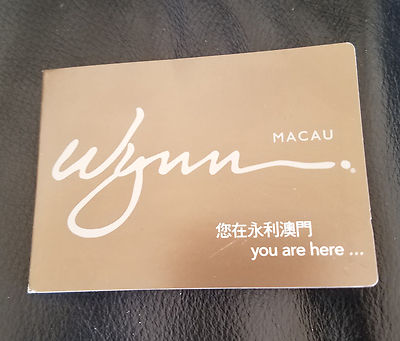 Wynn Macau Casino Site Map Foldable Souvenir Memorabilia Collectible Poker Hotel