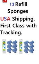 3M Scotch Brite Disposable Toilet Bowl Cleaner Scrubber Brushes 13 Refills USA