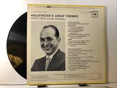Percy Faith Hollywood's Great Themes CS 8583 VG+ LP 12in