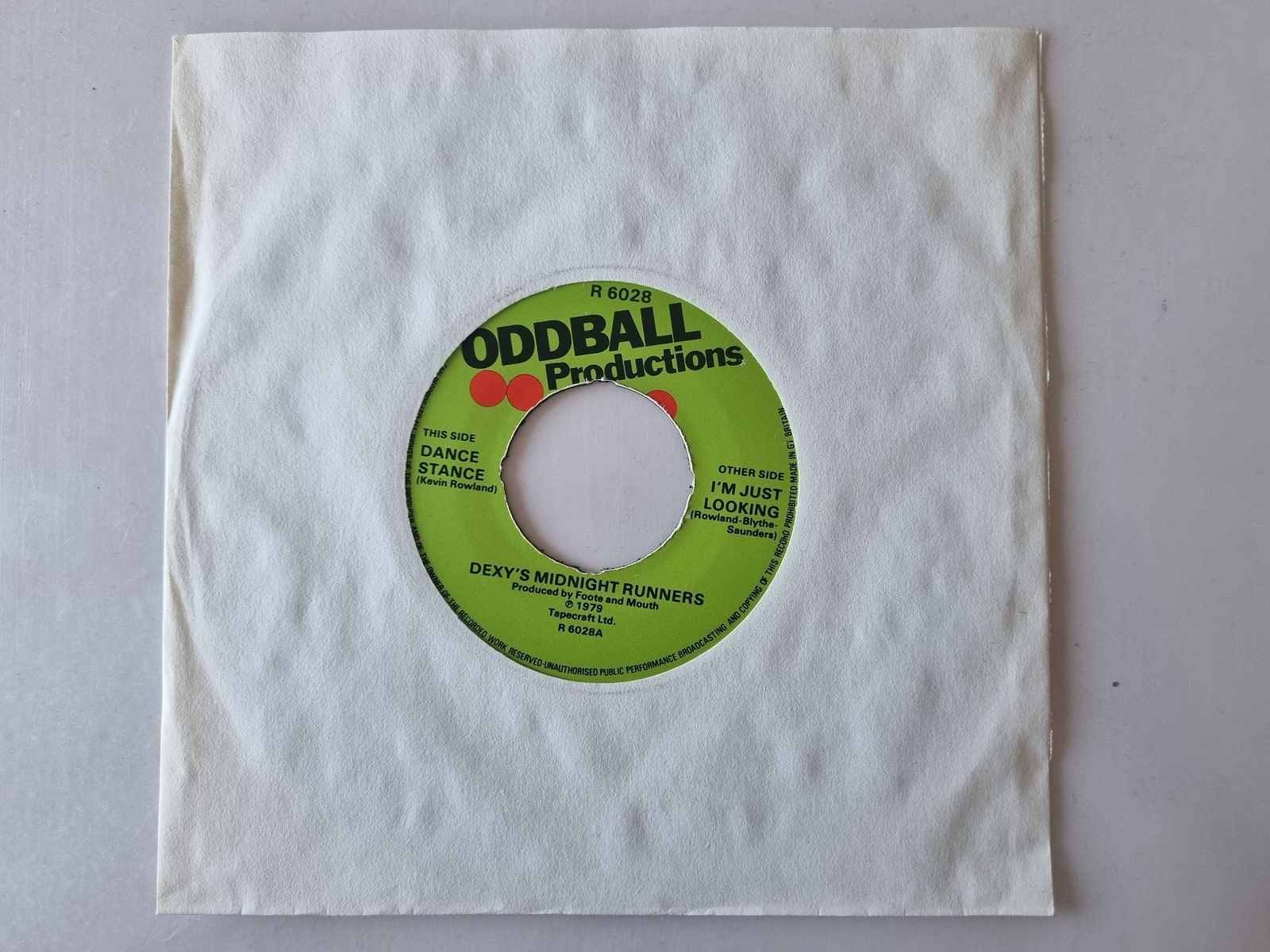 Dexy's Midnight Runners - Dance stance 7'' Vinyl UK