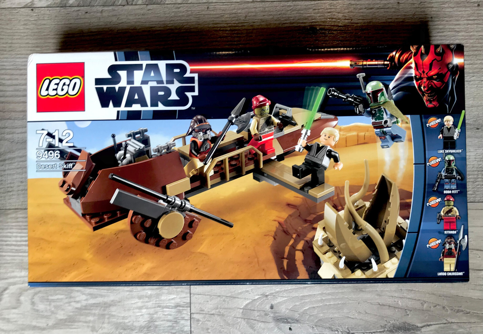 Lego Star Wars 9496 Desert Skiff boîte d'origine pour diorama de Tatooine