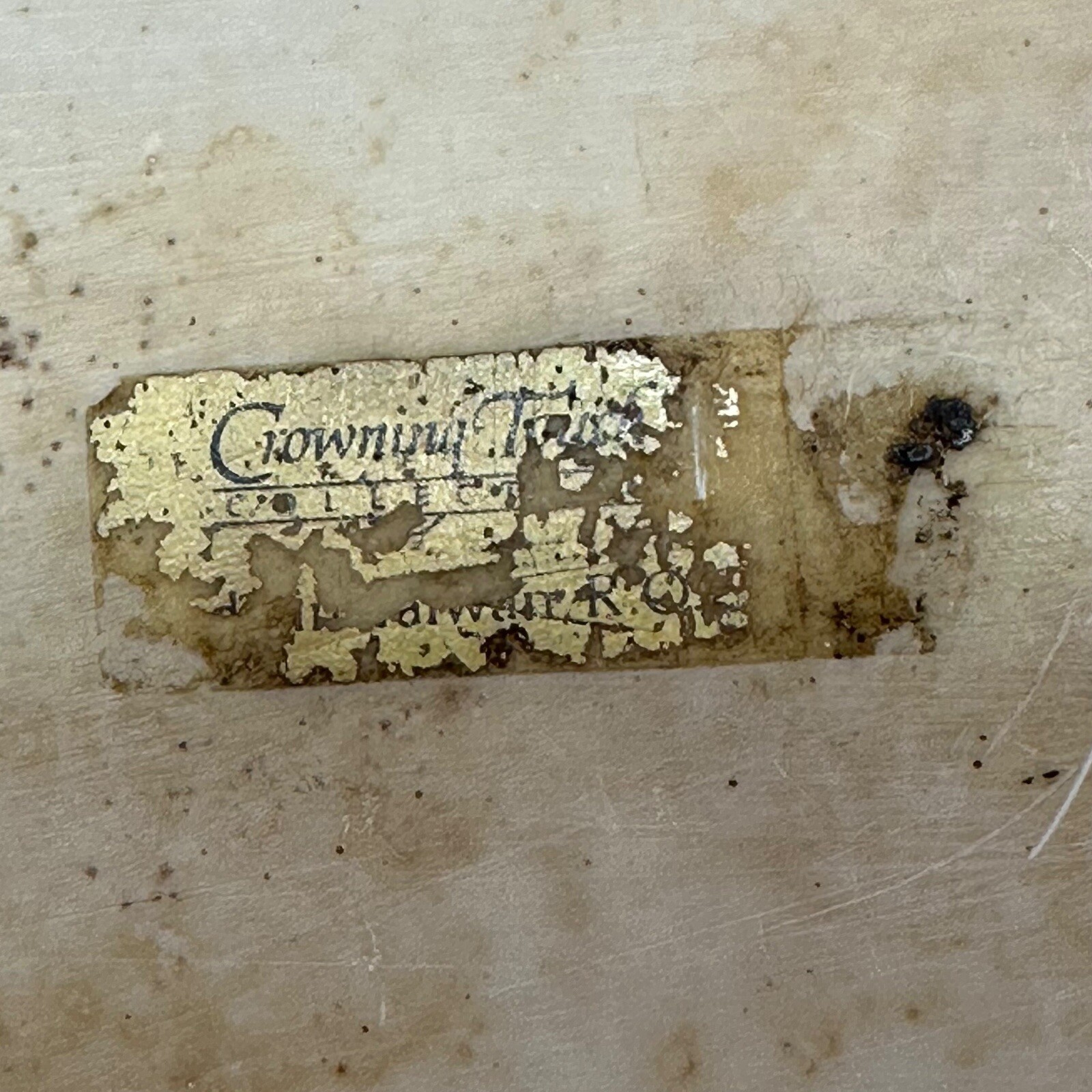 Vintage 80s Sleeping Orange Tabby Cat Resin Figurine Crowning Touch Collection