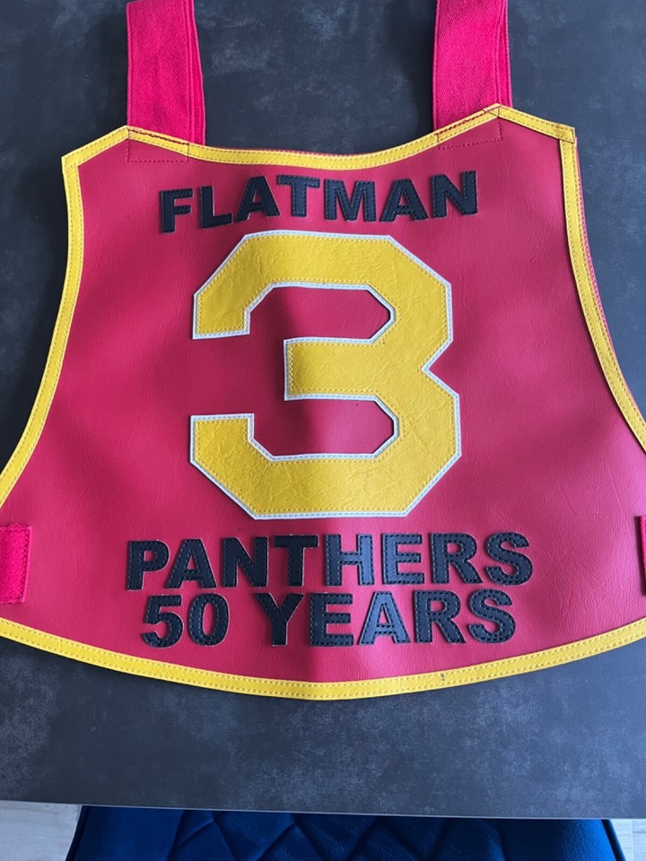 Peterborough Panthers 50 years celebratory race jacket as worn by Nigel
