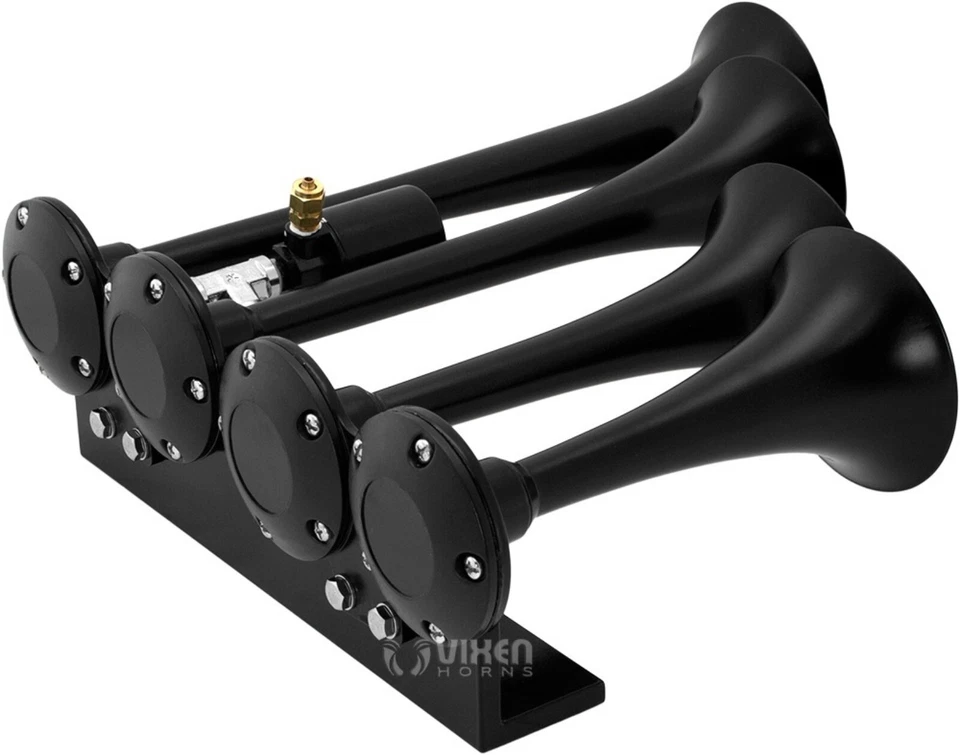 TRAIN HORN KIT FOR TRUCK LOUD SYSTEM /1.5G AIR TANK/150PSI /4 TRUMPETS FITS JEEP - Image 4 of 4