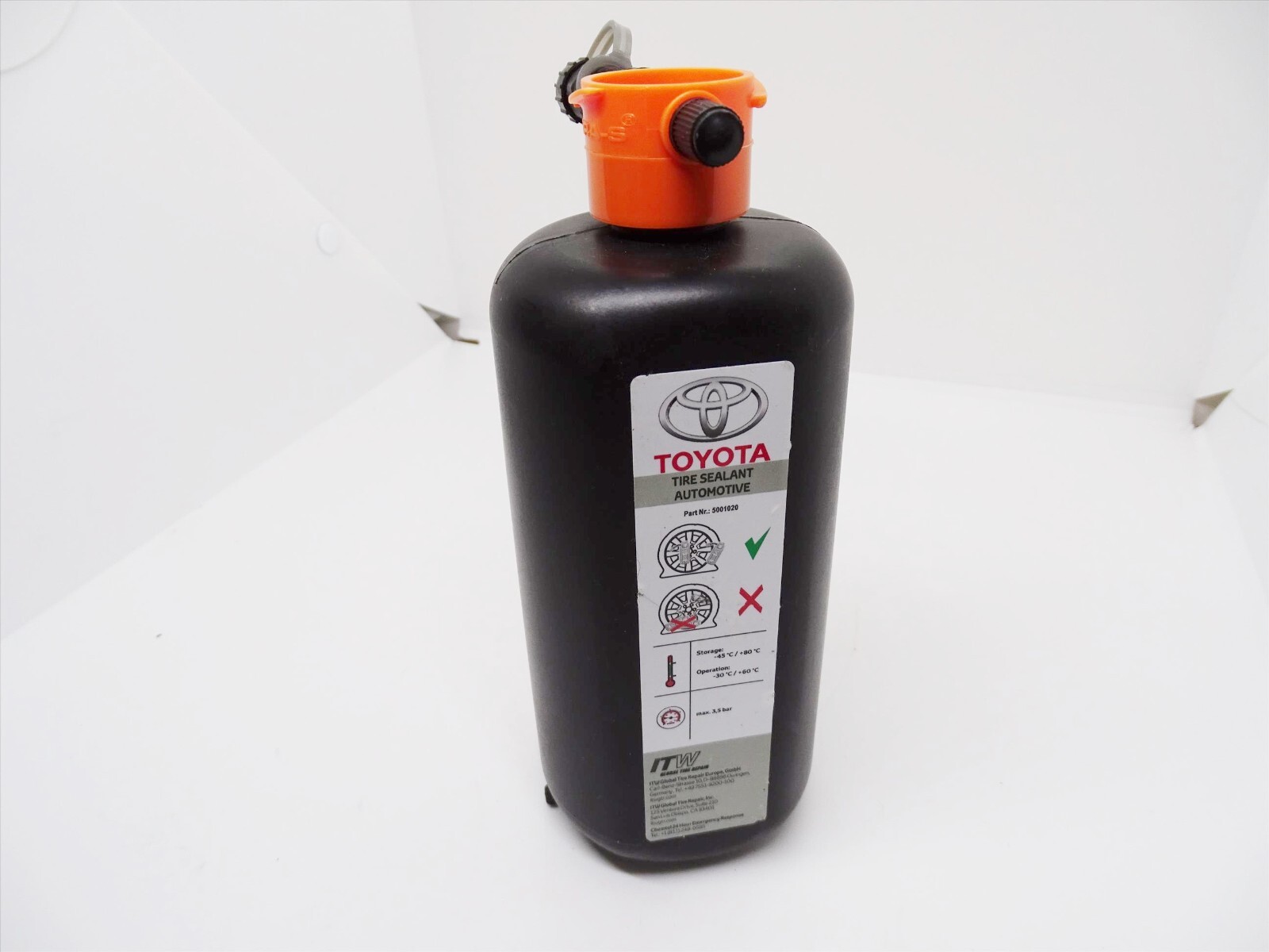SEALANT LIQUID GLUE BOTTLE FOR GENUINE TOYOTA TYRE REPAIR KIT SET 450ml