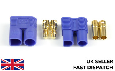 EC3 (3.5mm bullet/banana) Male Female Connectors/Plugs Housing 12v 24v ...