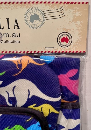NEW Australia Kangaroo Apron , Pot Holder & Kitchen Mitten Set Souvenir Keepsake - Picture 23 of 24