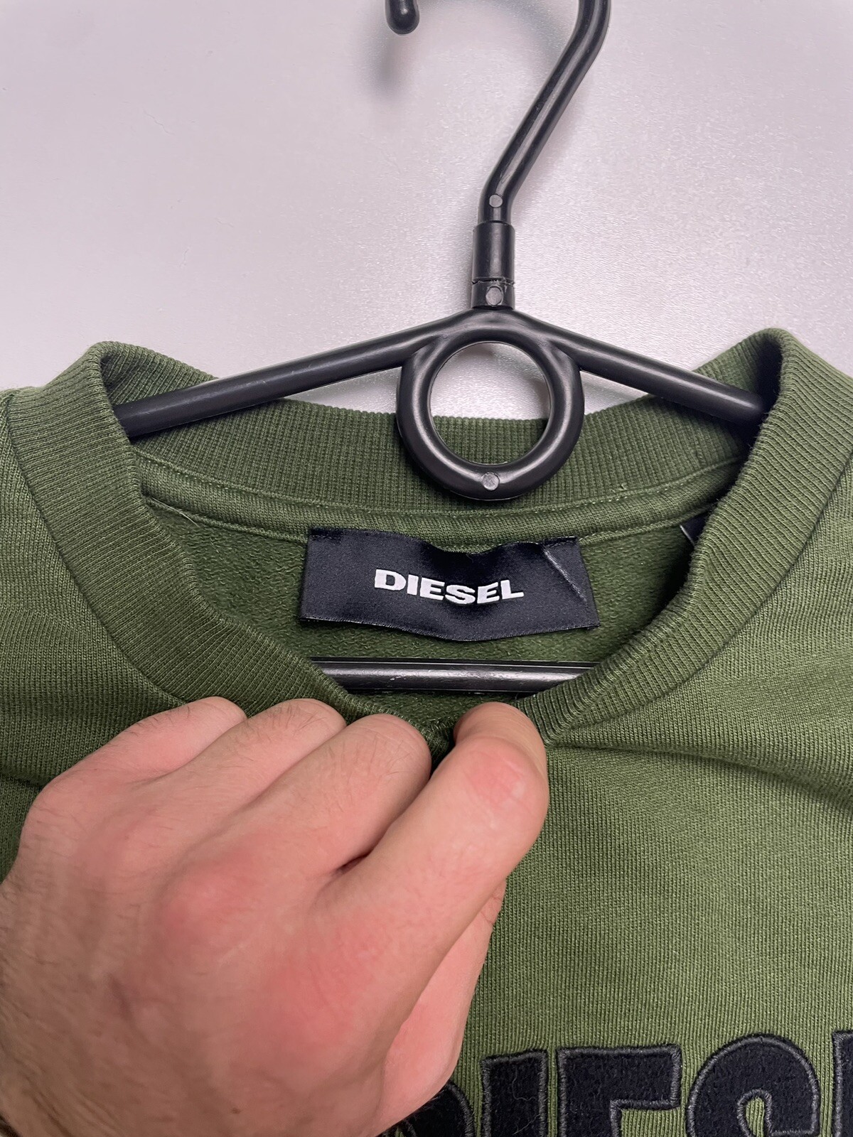 Diesel Denim Division Rare Sweatshirt Green  Size M image 6
