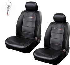 New 2pc Dodge Car Truck Front Seat Covers 1 Elite Keychain New 2pc Dodge Car Truck Front Seat Covers 1 Elite Keychain
