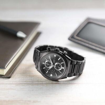 CITIZEN ATTESA CA0835-61H Eco-Drive ACT Line Chronograph Black