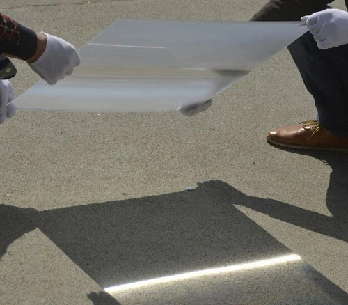 Lente óptica PMMA plástico Fresnel lente lineal Fresnel concentrador de energía solar - Imagen 1 de 7