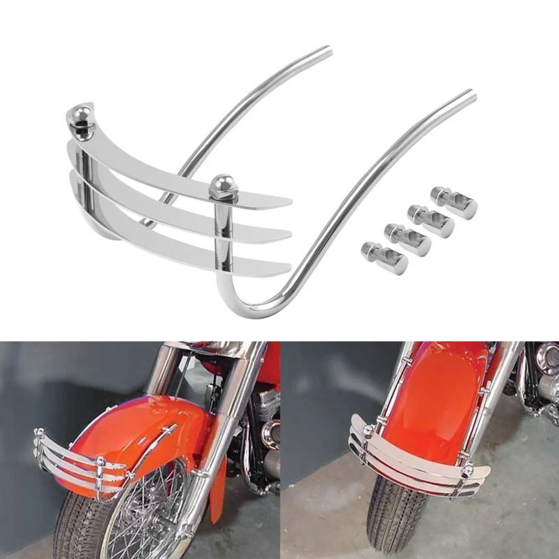 Rallador de queso parachoques guardabarros delantero para Harley Heritage Springer 97-03 Foto 2 de 4