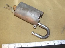 Sargent Greenleaf 831B U.S. Gov't padlock w/ 3 working keys high security