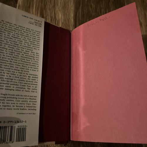 Henry and Clare : An Intimate Portrait of the Luces by Ralph G. Martin1991, 1st - Picture 3 of 4