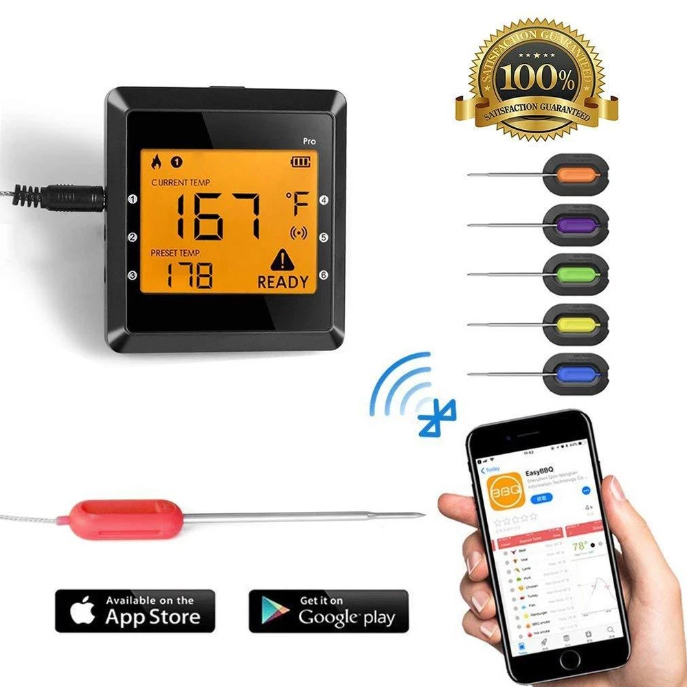 Digital Meat thermometer for Grilling, ICOCO Best Instant Read Oven Meat Thermom