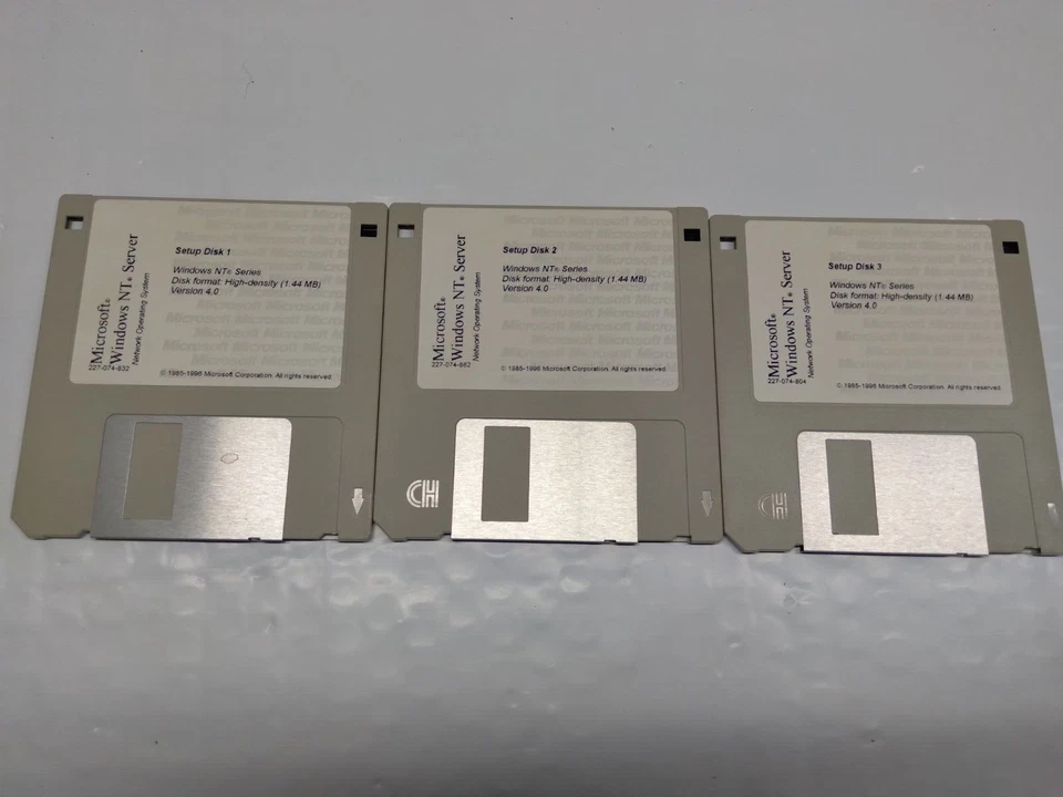 Microsoft Windows NT Server 4.0 disk 1, 2, 3- disk only - Image 2 of 3