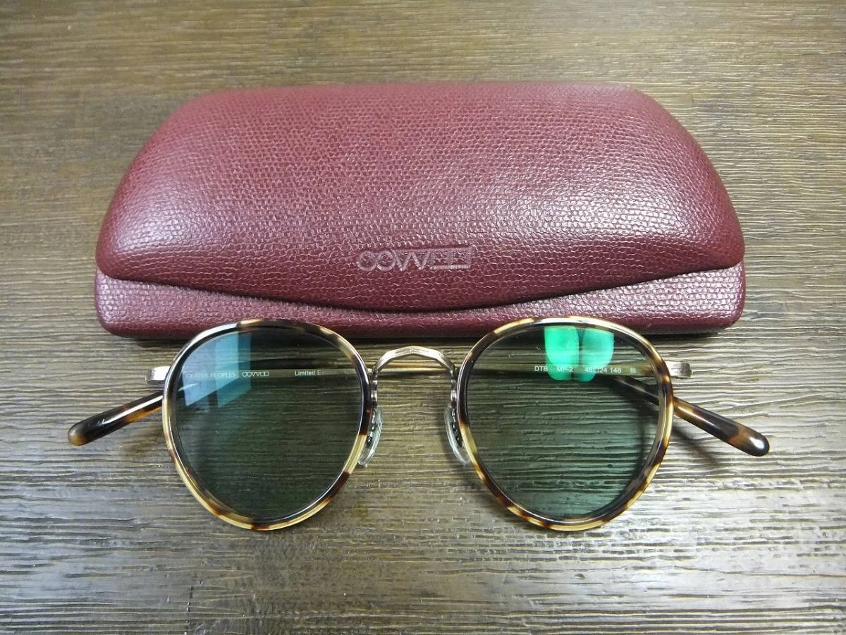 Oliver Peoples MP-2 Miyabi BK Limited Edition Tortoiseshell x Gold Sculpture