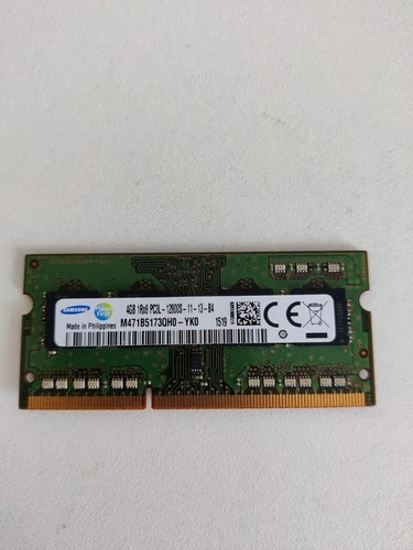 Mémoire Samsung PC3L-12800S 1600 MHz - 4 Go DDR3L SO-DIMM (M471B5173QH0-YK0)
