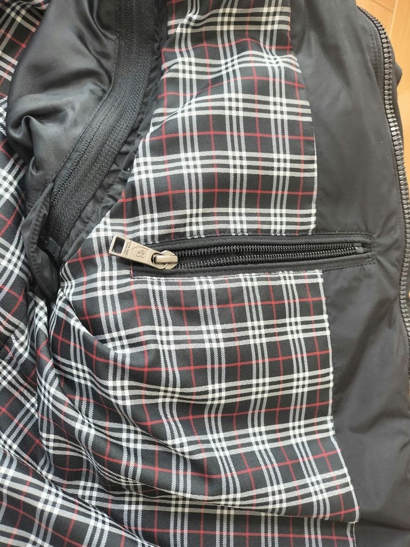 Burberry Black Label Down Jacket Black M Winter Coat, Used thumbnail 9