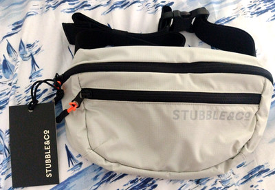 Stubble & Co Off-White Packable Sling Bag Tasche Reise Bauchtasche Bauchtasche