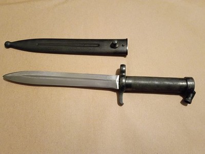 Swedish M1896 m96 Mauser Rifle Bayonet with Scabbard 