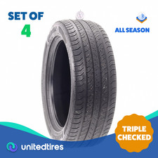Set Of 4 Used 23550r19 Continental Procontact Tx Ao 99h - 6-832 15p93 Set Of 4 Used 23550r19 Continental Procontact Tx Ao 99h - 6-832 15p93