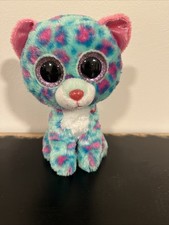 TY Beanie Boo Sydney The Leopard Retired Claire’s Exclusive Rare Stuffed Toy 6”