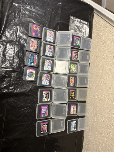 GAME GEAR Columns Sticker TBE- Dos EM / Envoi Suivi 2/3 Jours 3.11E