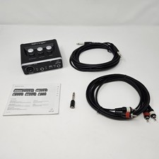Behringer U-phoria UM2 Preamp Home Audio Recording Interface w/ Adapter  Cables