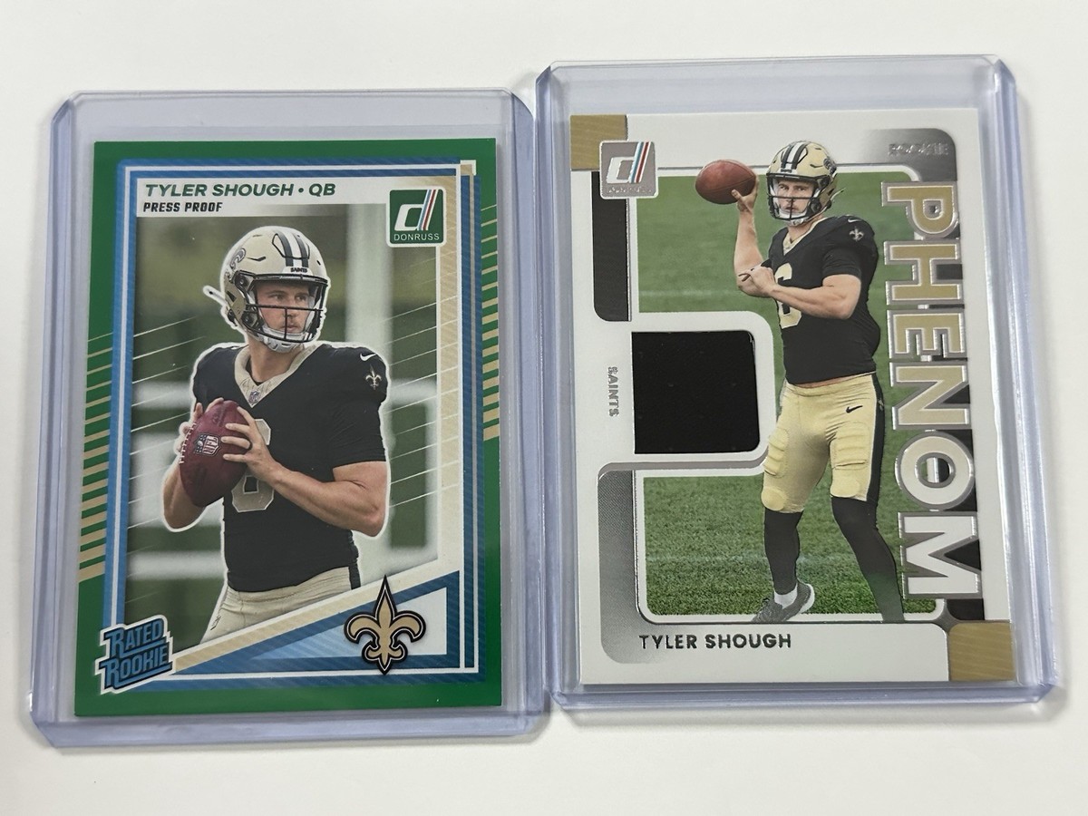 2025 Donruss Tyler Shough Rated Rookie Green #304 Rookie Phenom