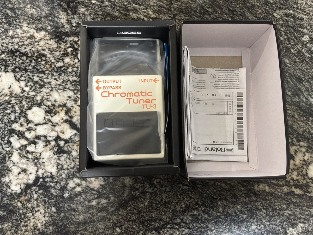 Boss TU-3 Chromatic Tuner Pedal with Power Supply for sale online