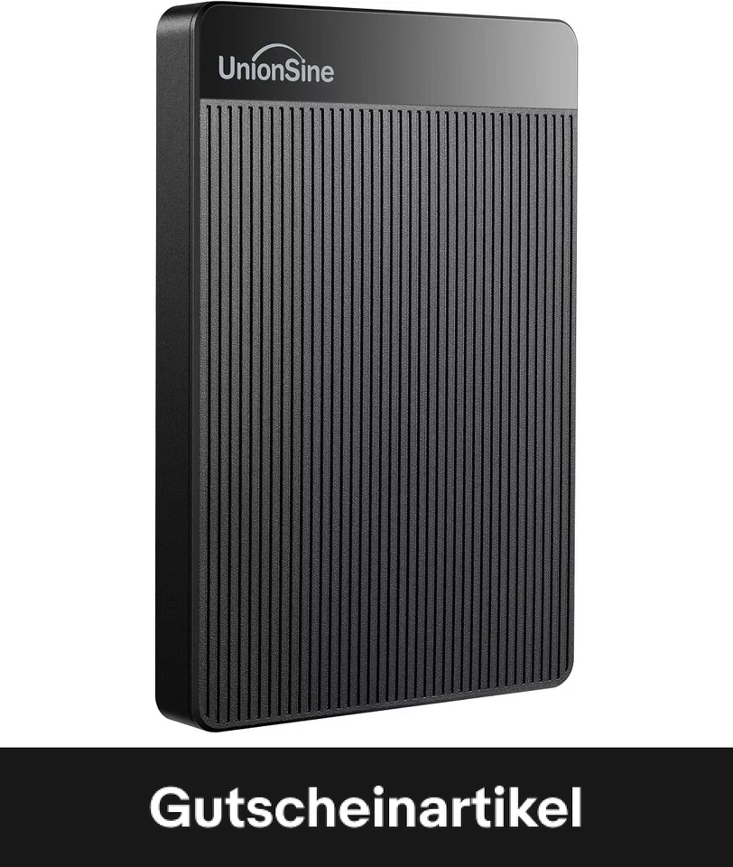 UnionSine 500 GB Externe Tragbare Festplatte 2,5 Zoll USB 3.0 SATA PC Laptop HDD