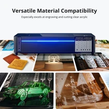 AtomStack Hurricane 55W CO2 Laser Cutter High performance professional engraving