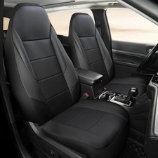 Front Car Seat Cover For Jeep Wrangler Tj 1997-2006leather Bucket Seat Covers C
