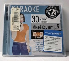 All Star Karaoke Mixed Country Vol. 9 Various Artists 30 Songs New Sealed
